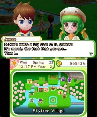 Harvest Moon El Pueblo del Árbol Celeste - 3DS