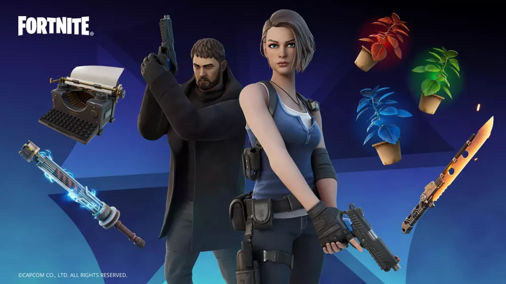 Jill Valentine y Chris Redfield - Resident Evil