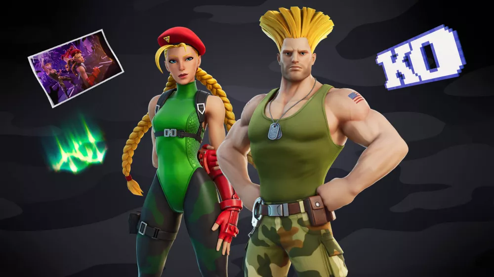 Guile y Cammy - Street Fighter
