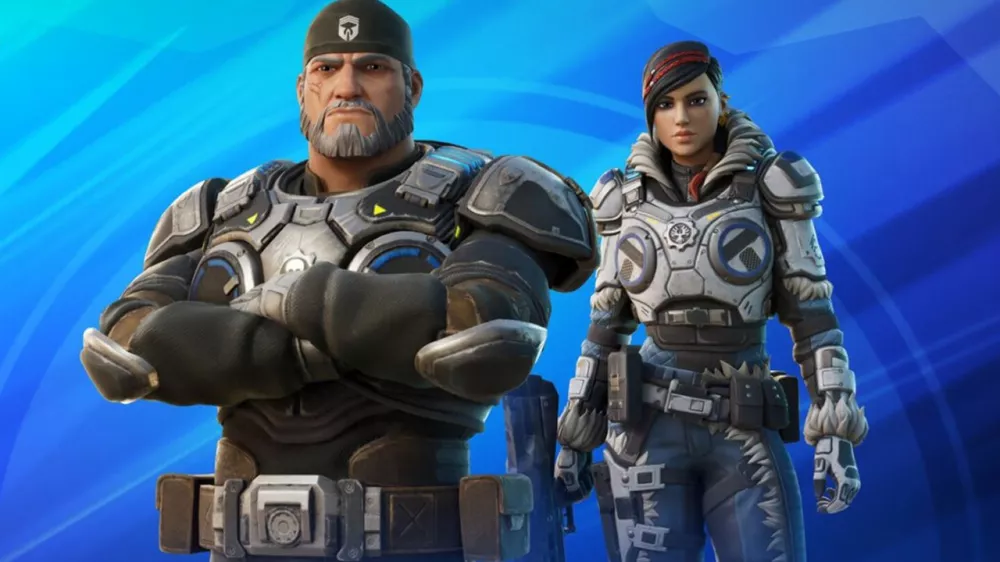 Marcus Fenix y Kait Díaz - Gears of War