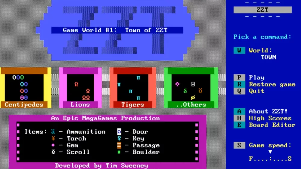 La importancia de ZZT
