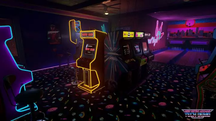 New Retro Arcade Neon