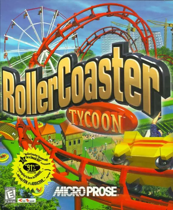 Carátula de RollerCoaster Tycoon