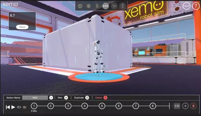 Xemo: Robot Simulation