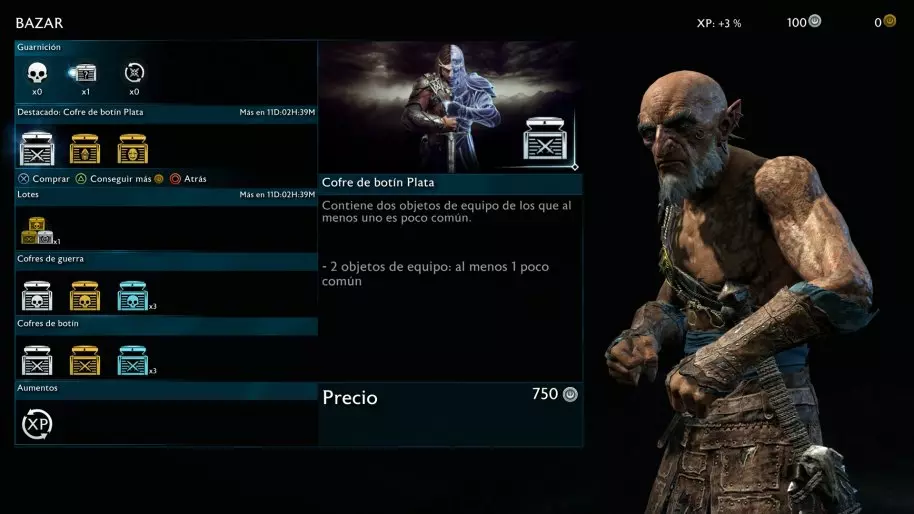La Tierra Media Sombras de Guerra PS4