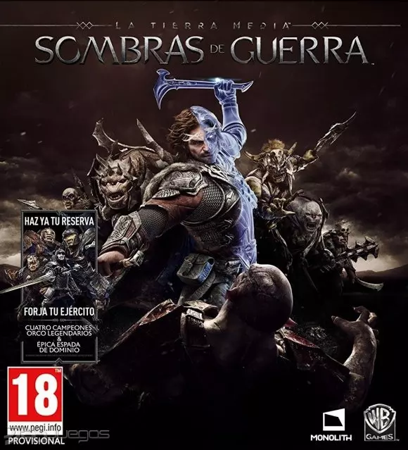 Carátula de La Tierra Media: Sombras de Guerra