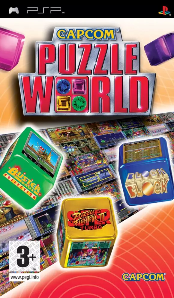 Carátula de Capcom Puzzle World