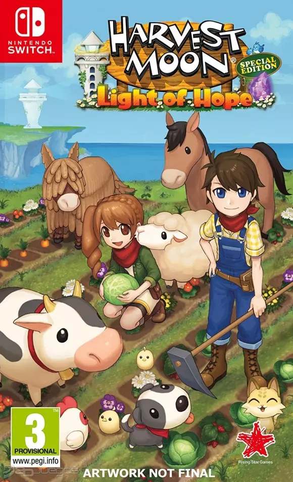 Carátula de Harvest Moon: Light of Hope