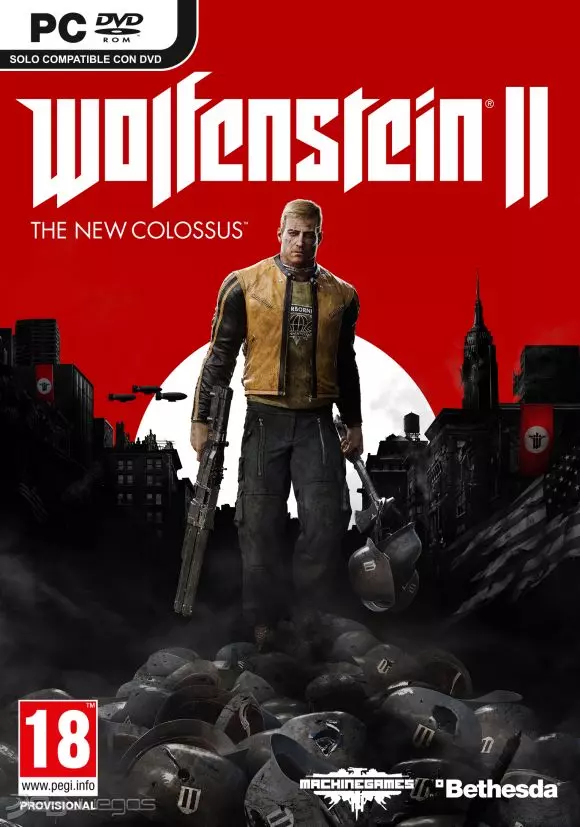 Carátula de Wolfenstein 2: The New Colossus