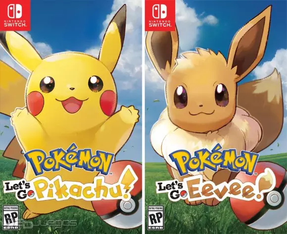 Carátula de Pokémon Let's Go Pikachu / Eevee