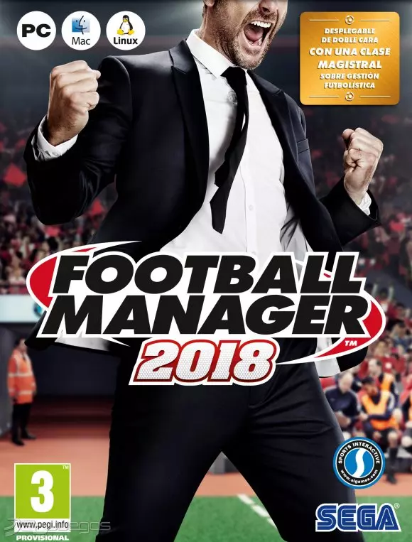 Carátula de Football Manager 2018