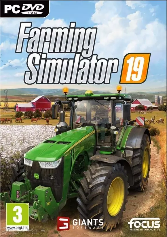 Carátula de Farming Simulator 19