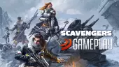 Una partida de Scavengers: un mapa enorme lleno de tormentas, monstruos y jugadores hostiles