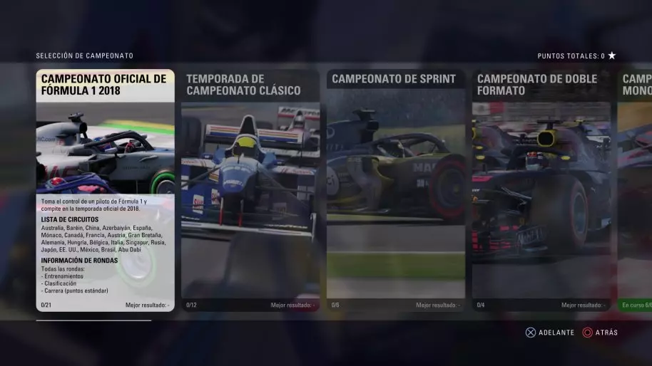F1 2018 análisis