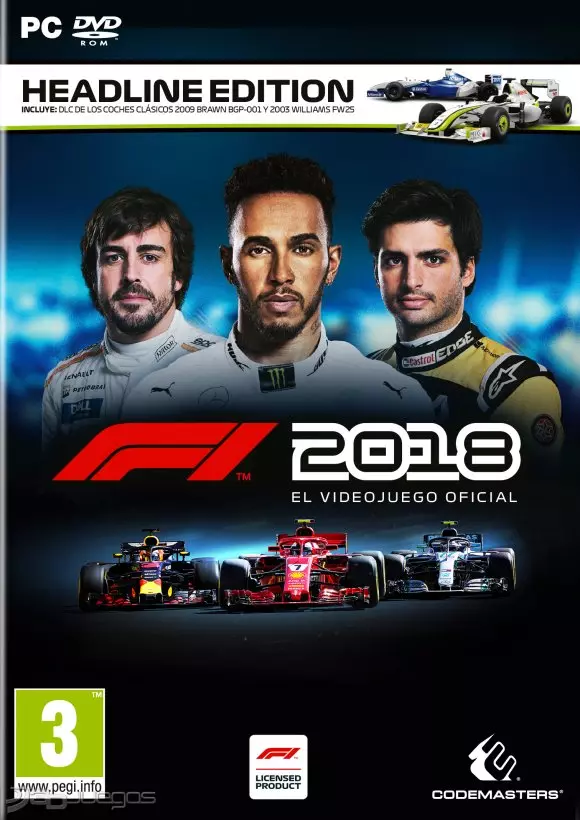 Carátula de F1 2018