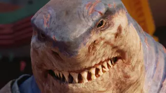 Aparecen ilustraciones de un videojuego de Batman cancelado con King Shark entre los villanos