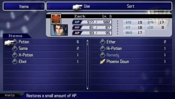 Crisis Core Final Fantasy VII