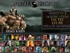 Mortal Kombat Unchained - Pantalla