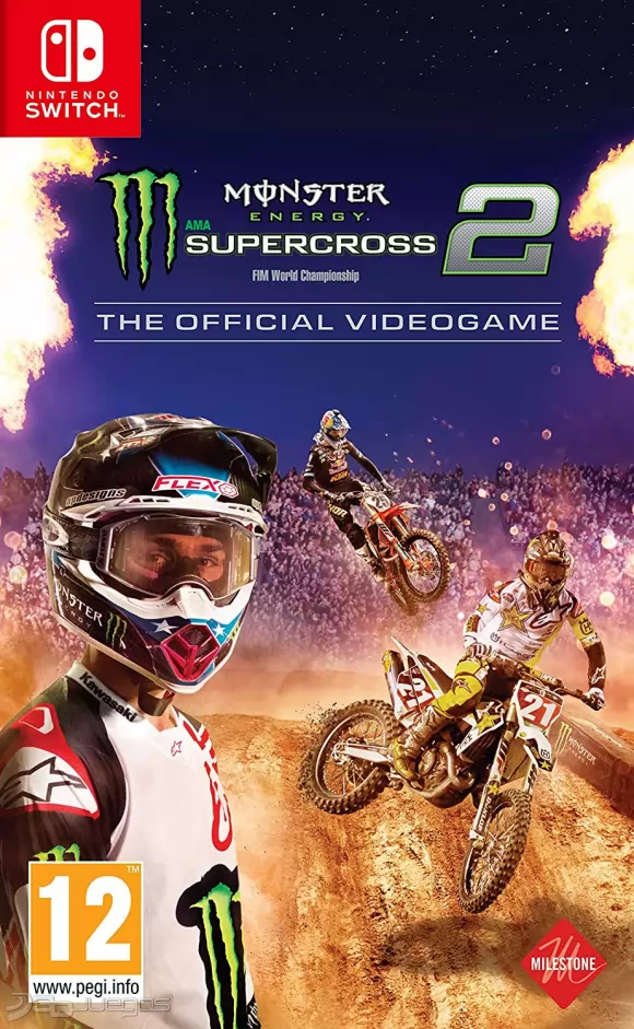 Carátula de Monster Energy Supercross 2