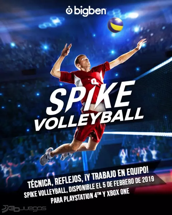 Carátula de Spike Volleyball