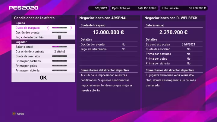 PES 2020 eFootball Pro Evolution Soccer 2020 - PC