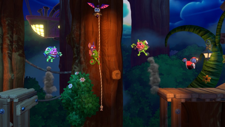 Yooka-Laylee and the Impossible Lair: Yooka Layle and the Impossible Lair, plataformas 2D que recuerdan a los clásicos Donkey Kong Country