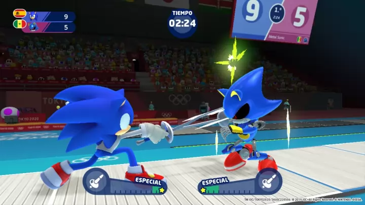 Mario y Sonic JJ.OO Tokio 2020