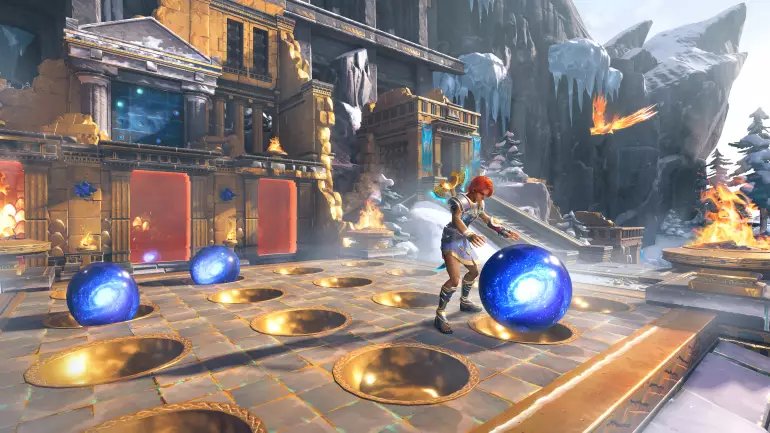Los puzles son una de las claves de Immortals Fenyx Rising, con rompecabezas de todo tipo repartidos por el escenario. Los puzles son una de las claves de Immortals Fenyx Rising, con rompecabezas de todo tipo repartidos por el escenario.
