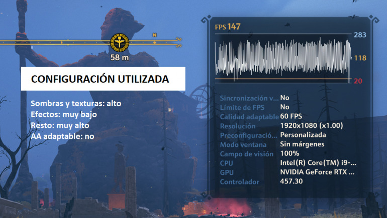 Es difícil encontrar puntos estables en la herramienta de pruebas. ¡Mira ese framerate! Es difícil encontrar puntos estables en la herramienta de pruebas. ¡Mira ese framerate!