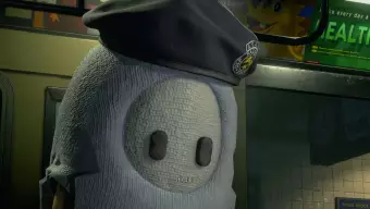 Asi se vería Resident Evil 3 si los personajes de Fall Guys fueran los protagonistas de la aventura