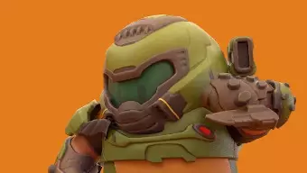 Fall Guys, el battle-royale más infernal: ya disponibles todas las skins de DOOM