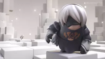 Fall Guys suma un nuevo crossover tan surrealista como divertido con 2B de NieR Automata