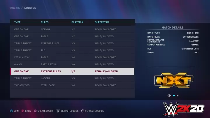 WWE 2K20