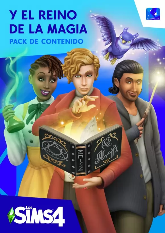 Carátula de Los Sims 4 y El Reino de la Magia