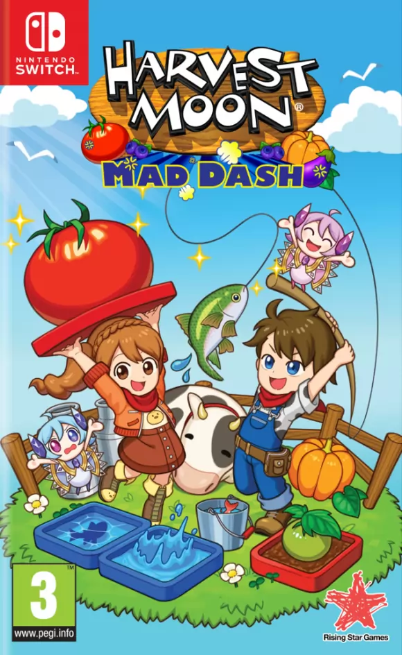 Carátula de Harvest Moon: Mad Dash