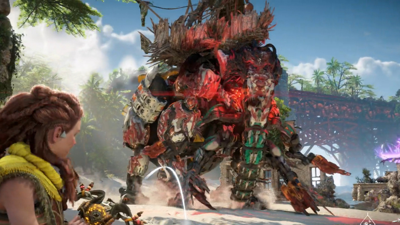 Horizon Forbidden West tiene primer vídeo gameplay de 14 minutos en PS5