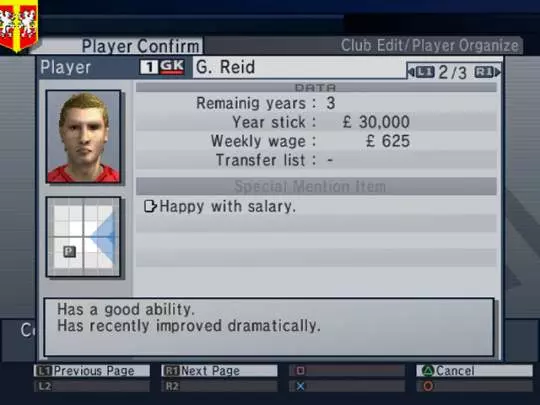 Let's Make a Soccer Team! - PS2