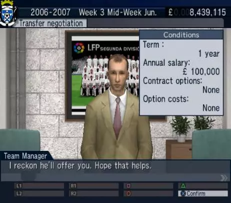 Let's Make a Soccer Team! - PS2