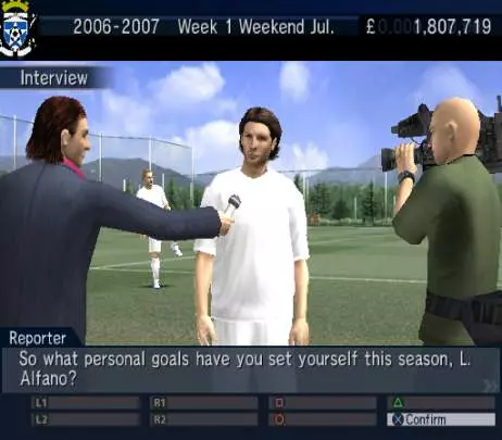 Let's Make a Soccer Team! - PS2