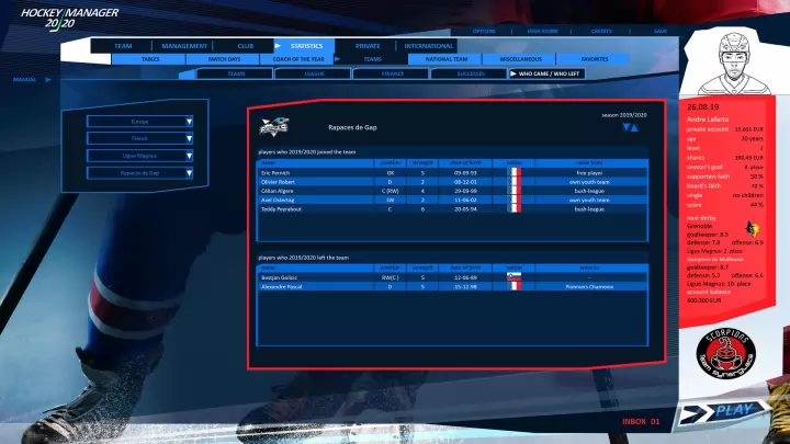 Hockey Manager 20|20