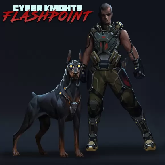 Carátula de Cyber Knights: Flashpoint