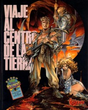 Carátula de Viaje al Centro de la Tierra - Atari ST