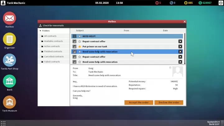 Tank Mechanic Simulator - PC