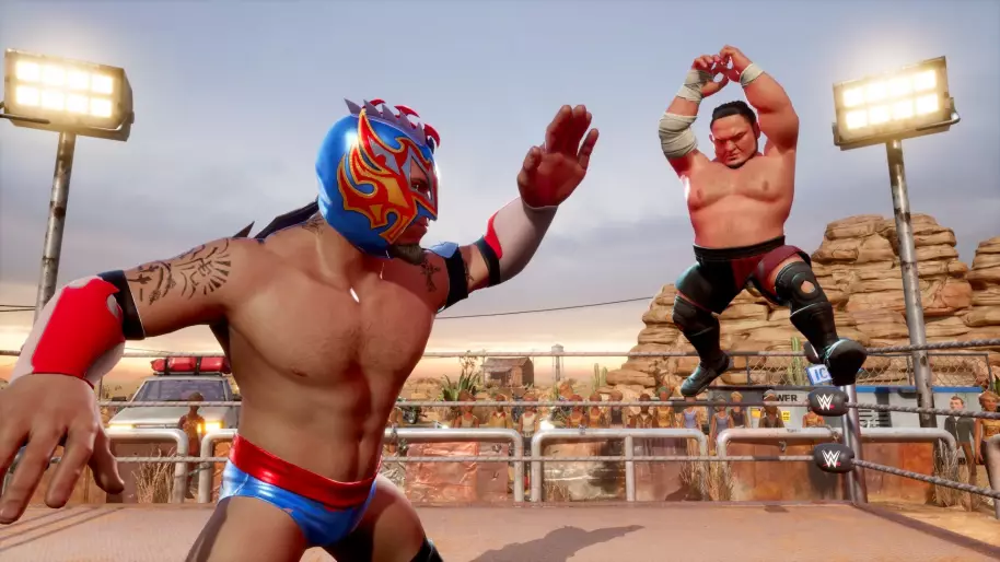 WWE 2K Battlegrounds: WWE 2K Battlegrounds, el wrestling más desenfadado de 2K
