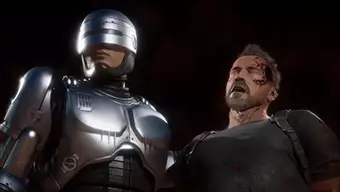 RoboCop vs. Terminator, el combate de nuestros sueños en este gameplay de MK11 Aftermath