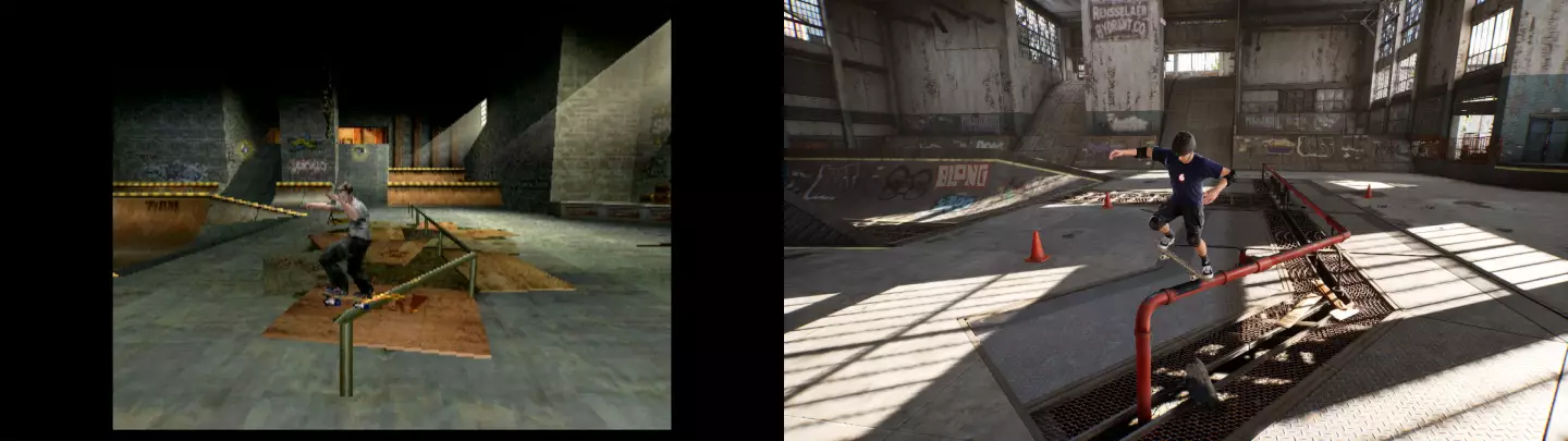 Tony Hawk's Pro Skater 1 and 2