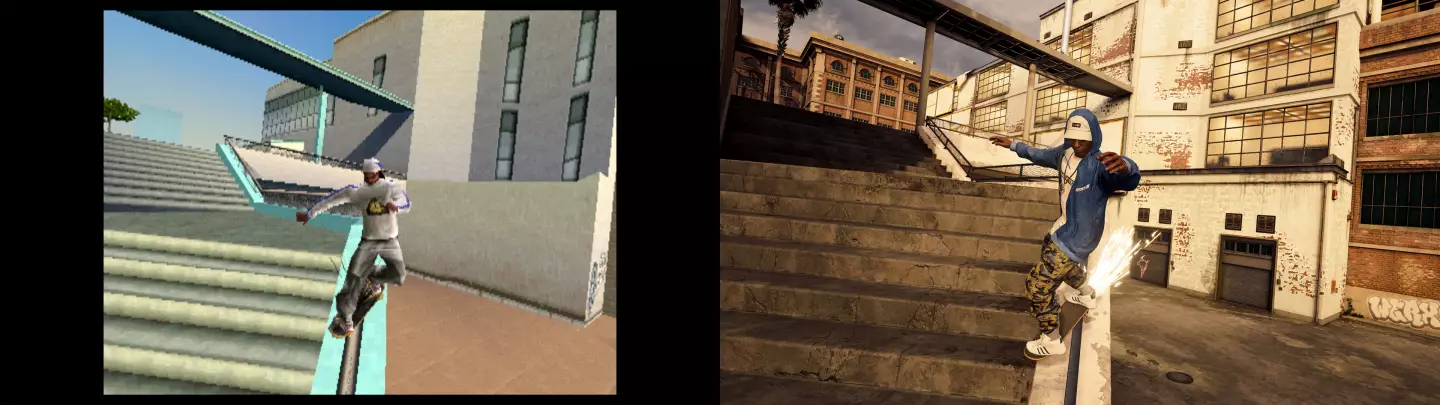 Tony Hawk's Pro Skater 1 and 2