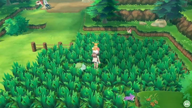 Pokémon introdujo la mecánica de “hierba alta” en los encuentros para que el jugador decidiera y supiera cuándo va a luchar. Pokémon introdujo la mecánica de “hierba alta” en los encuentros para que el jugador decidiera y supiera cuándo va a luchar.