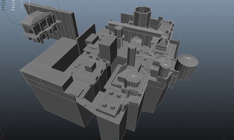 El Museo. Mapa multijugador para Uncharted 2. Imagen: Kurt Margenau. El Museo. Mapa multijugador para Uncharted 2. Imagen: Kurt Margenau.