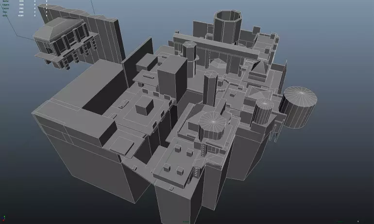 El Museo. Mapa multijugador para Uncharted 2. Imagen: Kurt Margenau. El Museo. Mapa multijugador para Uncharted 2. Imagen: Kurt Margenau.